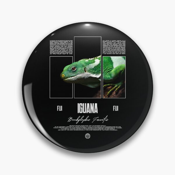Item preview, Fiji Banded Iguana Streetwear Lizard Keeper designed and sold by JRRTs.