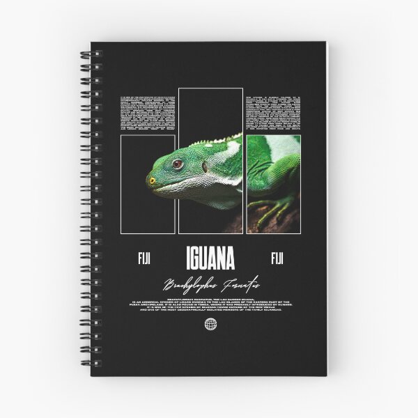 Item preview, Fiji Banded Iguana Streetwear Lizard Keeper designed and sold by JRRTs.