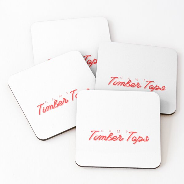 Item preview, Camp TImber Tops Sticker designed and sold by JuliaMencher.