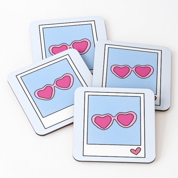 Item preview, 22 red sunglasses polaroid - kindle stickers designed and sold by folklorewhisper.