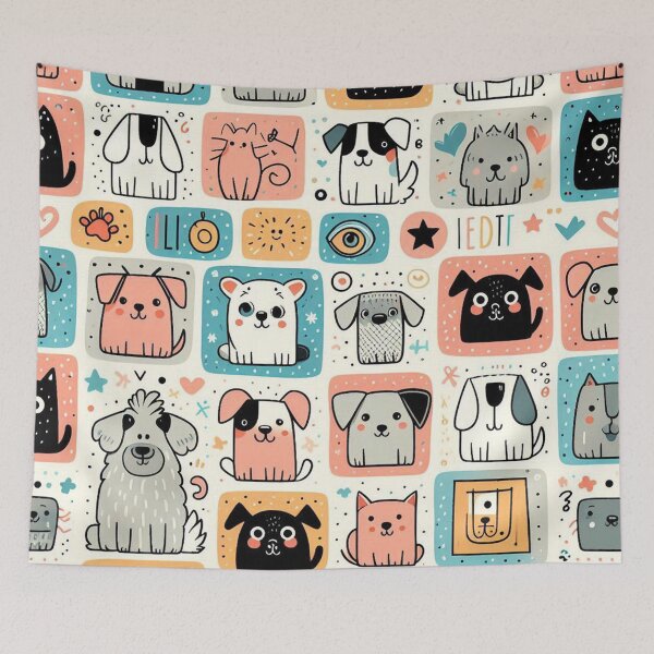 Item preview, Dog Doodles, Happy Mood designed and sold by Vanich-Panich.