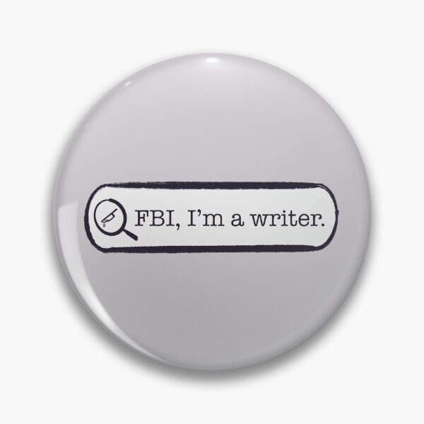Item preview, FBI, I'm a Writer designed and sold by Phoenix's Nest of Trinkets.