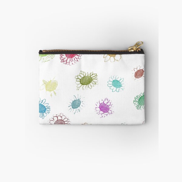 Item preview, flowers in coloured pencils pattern designed and sold by designbywhacky.