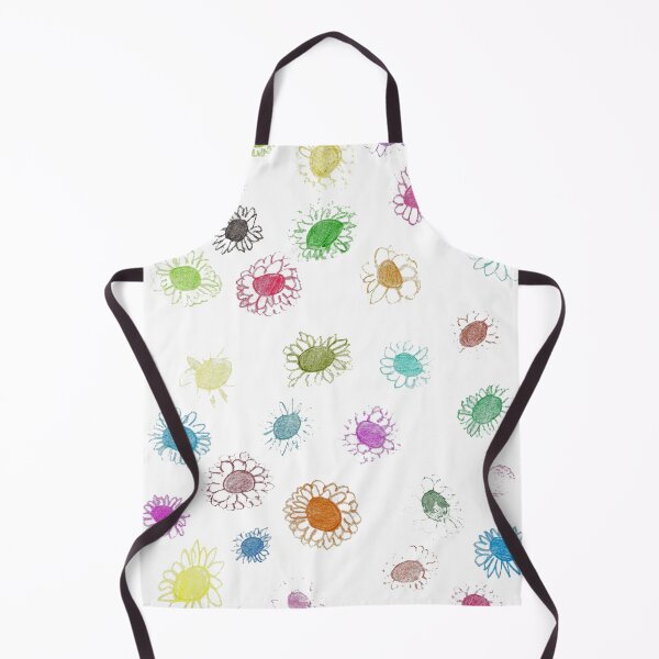 Item preview, flowers in coloured pencils pattern designed and sold by designbywhacky.