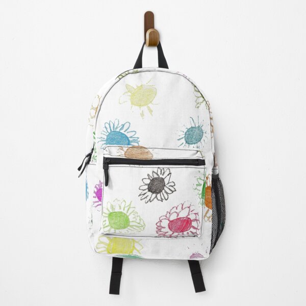 Item preview, flowers in coloured pencils pattern designed and sold by designbywhacky.