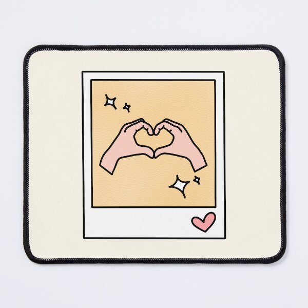 Item preview, fearless heart hands polaroid - kindle stickers designed and sold by folklorewhisper.