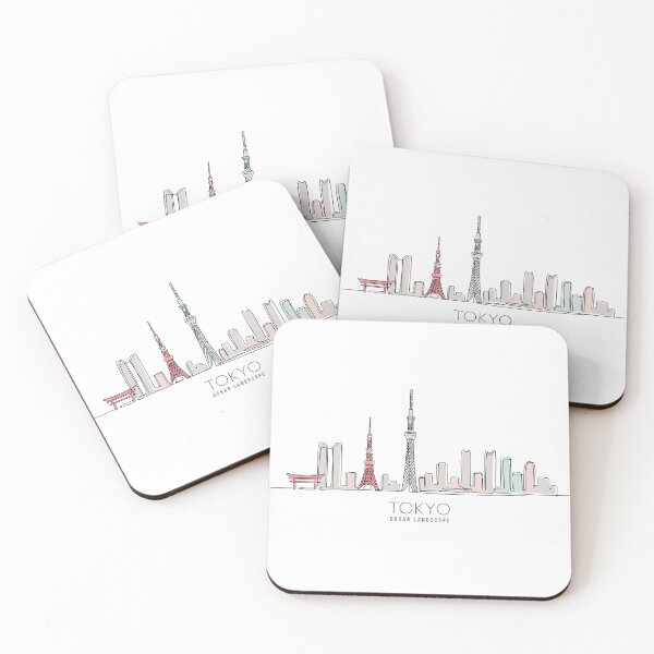 Item preview,  Urban Landscape TOKYO - TOKYO Line Art designed and sold by store-wasabi.