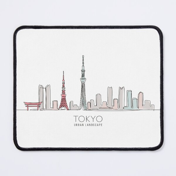 Item preview,  Urban Landscape TOKYO - TOKYO Line Art designed and sold by store-wasabi.