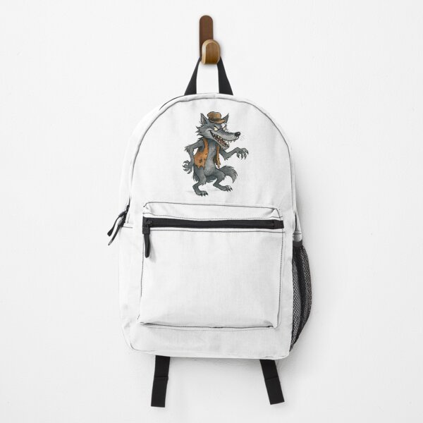 Item preview, Big Bad Wolf in Tattered Vest – Fairytale Villain Art designed and sold by 良心創作.