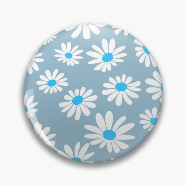 Item preview, Sweet Blue & White Daisy Seamless Pattern | Whimsical Summer Flower Print designed and sold by PathPeek.