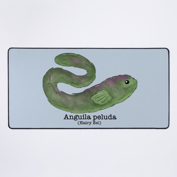 Item preview, Anguila Peluda (hairy eel) Cryptid designed and sold by Amy New art.