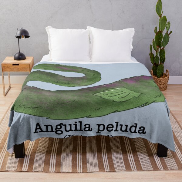 Item preview, Anguila Peluda (hairy eel) Cryptid designed and sold by Amy New art.