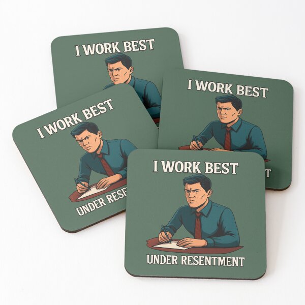 Item preview, I Work Best Under Resentment designed and sold by Neonyx2020.