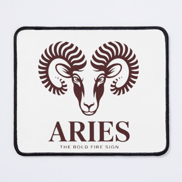 Item preview, Aries Zodiac Sign – The Bold Fire Sign Design designed and sold by IndianShopper.