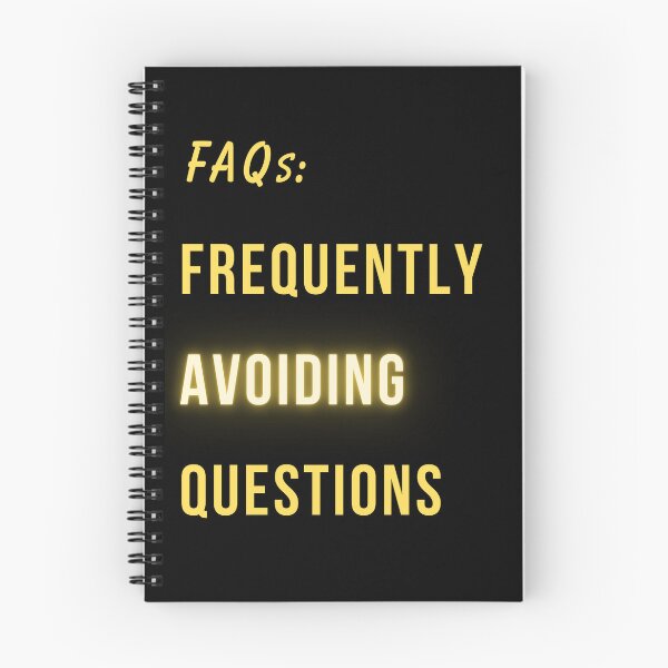 Item preview, FAQs: Frequently Avoiding Questions designed and sold by E20STUDIO.