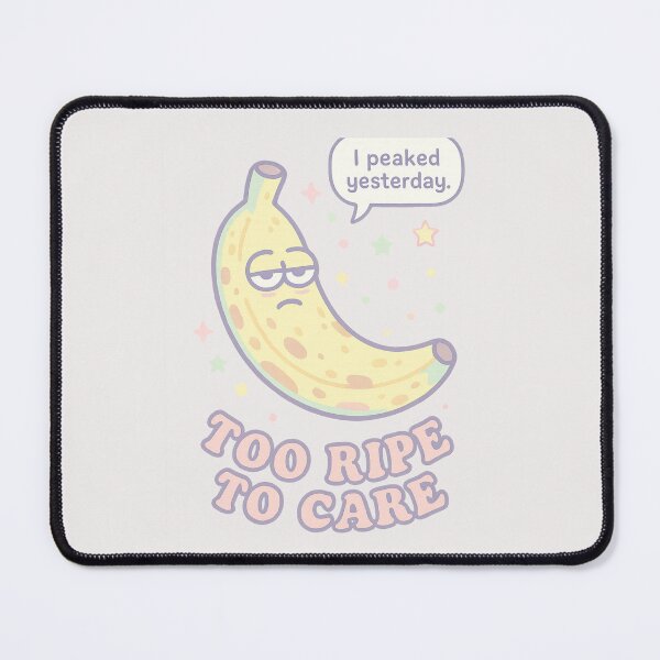 Item preview, Too Ripe to Care | Sad Fruitcore Banana Tee designed and sold by Laugh & Rewind .