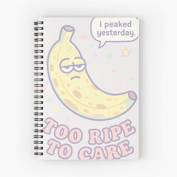 Item preview, Too Ripe to Care | Sad Fruitcore Banana Tee designed and sold by Laugh & Rewind .
