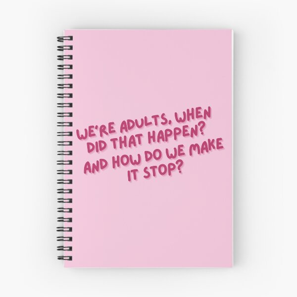 Item preview, Greys Quote We're Adults when did that happen? designed and sold by baranskini.