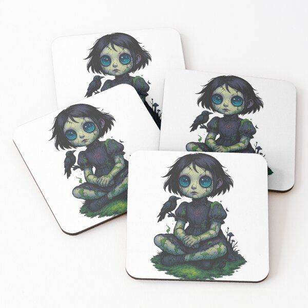 Item preview, “Cracked Porcelain Soul” – Doll of the Overgrown Mourning designed and sold by Soft rot studio.
