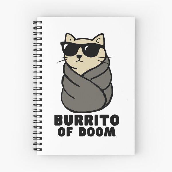 Item preview, Burrito Cat Vibes – Cool Wrapped Kitty Swag designed and sold by Taans-Creation.