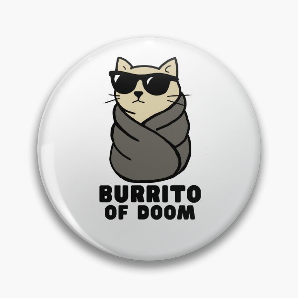 Item preview, Burrito Cat Vibes – Cool Wrapped Kitty Swag designed and sold by Taans-Creation.