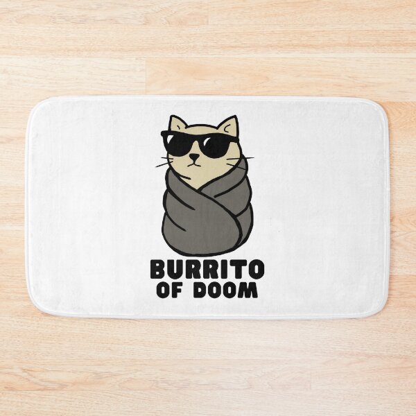 Item preview, Burrito Cat Vibes – Cool Wrapped Kitty Swag designed and sold by Taans-Creation.