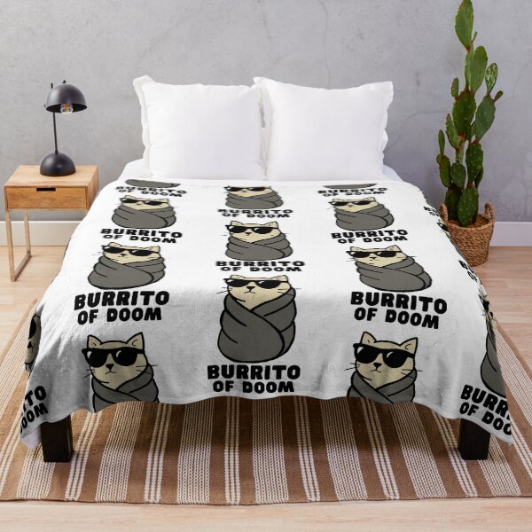 Item preview, Burrito Cat Vibes – Cool Wrapped Kitty Swag designed and sold by Taans-Creation.