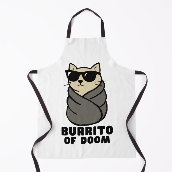 Item preview, Burrito Cat Vibes – Cool Wrapped Kitty Swag designed and sold by Taans-Creation.