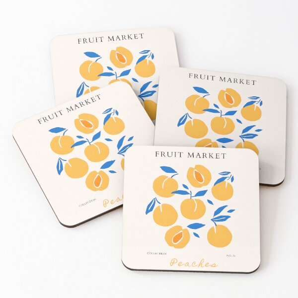 Item preview, Peach Parade – Fruit Market No. 01 designed and sold by TurtleDream.
