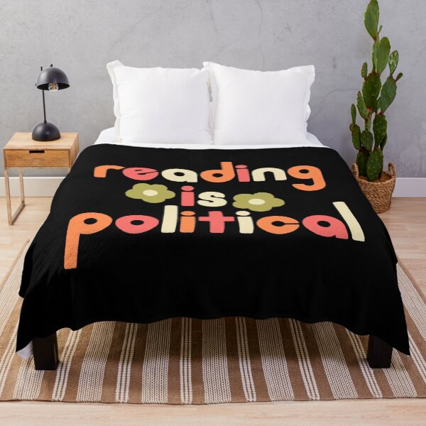 Item preview, reading is political designed and sold by DesignsByAND.