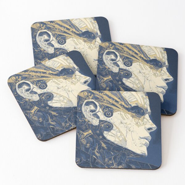 Item preview, Cyborg Portrait Human Emotions and Metal designed and sold by MidArtForge.