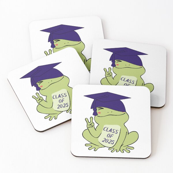 Item preview, 2025 peace sign frog graduation design designed and sold by TheMysticNook.