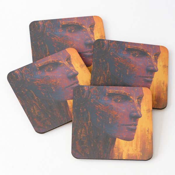 Item preview, Cyborg Portrait Human Emotions and Metal designed and sold by MidArtForge.
