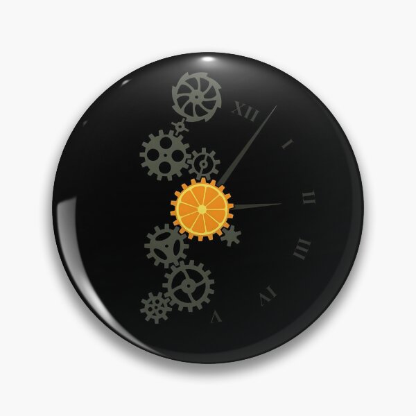 Item preview, Steampunk Orange Clock designed and sold by Savlaram.