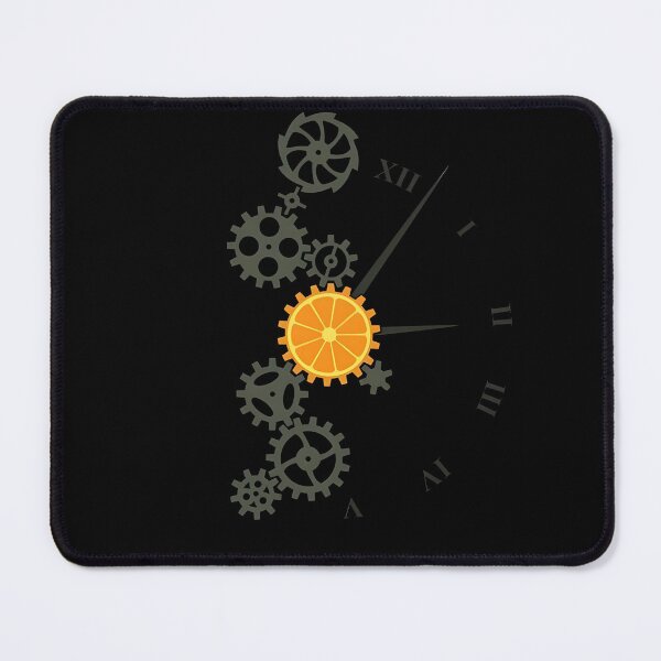 Item preview, Steampunk Orange Clock designed and sold by Savlaram.