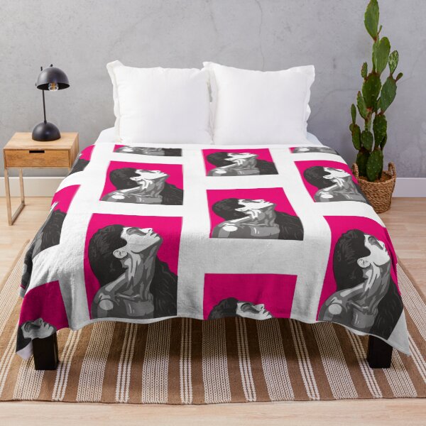 Item preview, Grayscale Emotional Portrait – Bold Pop Art Style designed and sold by CharmingArt23.