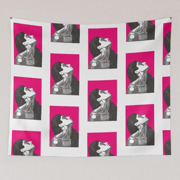 Item preview, Grayscale Emotional Portrait – Bold Pop Art Style designed and sold by CharmingArt23.