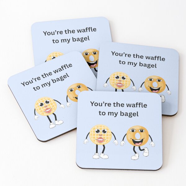 Item preview, Waffle to my Bagel designed and sold by Kilted Owl.