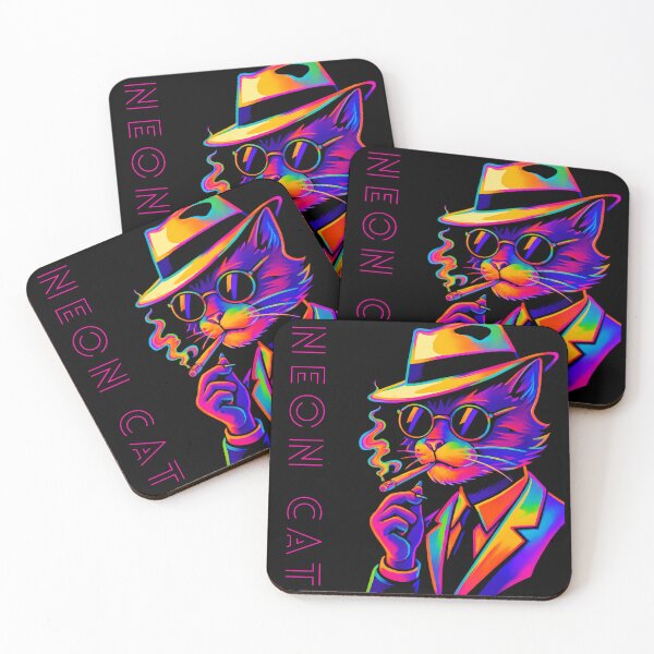 Item preview, NEON CAT designed and sold by IndieQuill .