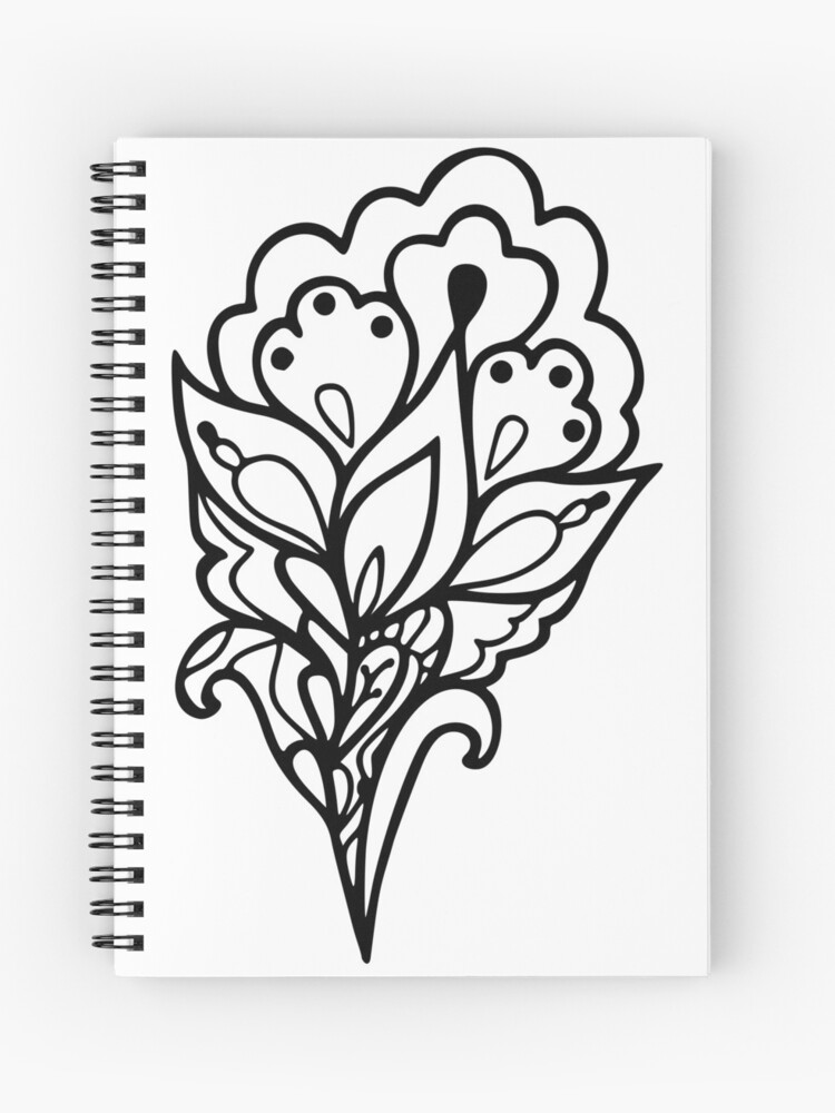 Bloom Spiral Coloring Book