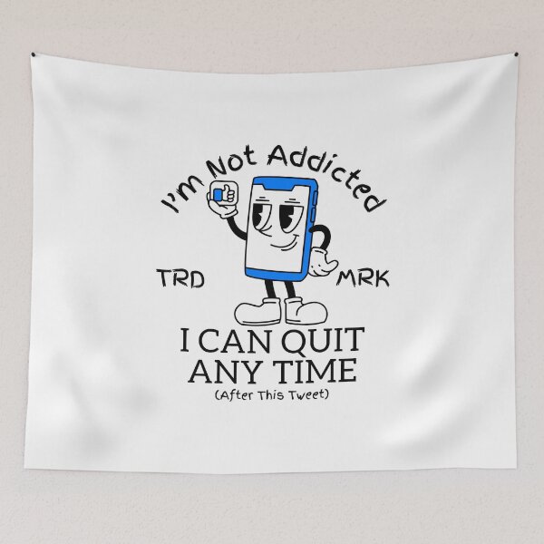 Item preview, I'm not addicted, I can quit any time (after this tweet) designed and sold by Peerless-Prime.