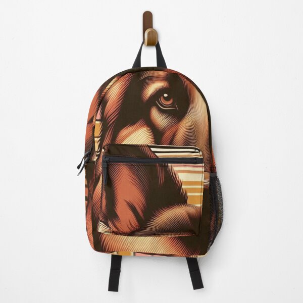 Item preview, German Shepard In Bold Stripes Art Print designed and sold by FloridaWildOnes.