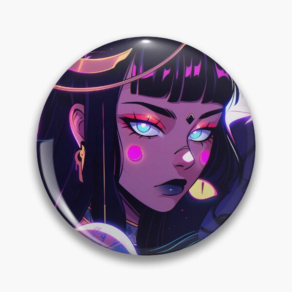 Item preview, Neon Panther Queen Under Moonlight designed and sold by bubblegoth.
