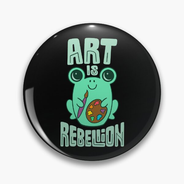 Item preview, art is rebellion pride book frog designed and sold by DesignsByAND.