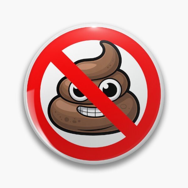 Item preview, No Poop Allowed Zone  designed and sold by MonkiFlipp.