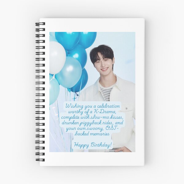 Item preview, Byeon Woo-Seok Birthday Card designed and sold by K-Oppa America.