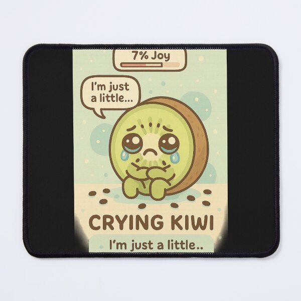 Item preview, Crying Kiwi | Seedy Emotional Fruitcore Tee designed and sold by Laugh & Rewind .