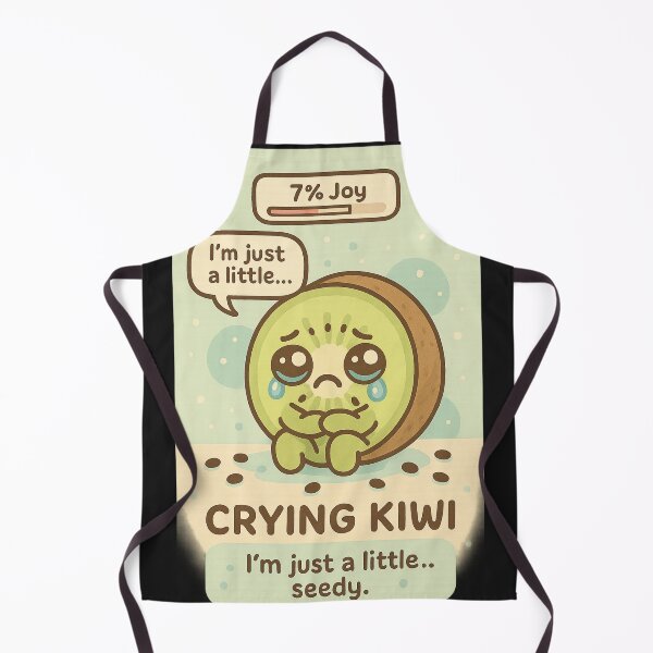 Item preview, Crying Kiwi | Seedy Emotional Fruitcore Tee designed and sold by Laugh & Rewind .