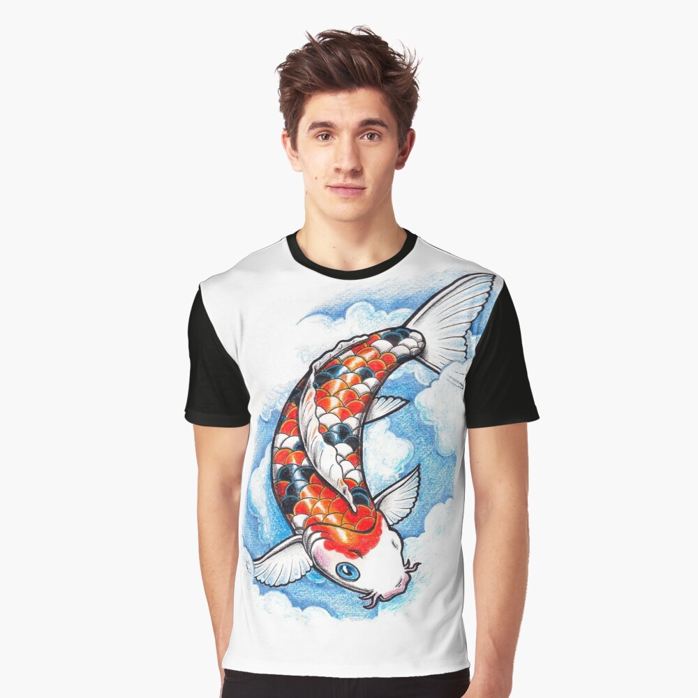 Buy Koi Fish Shirt, Unisex Tee, Koi Carp Fish T Shirt, Fishing T-shirt, Zen  Buddhist Tshirt, Japanese Koi Fish Shirt, Koi Fish Art, Koi Design Online  in India 