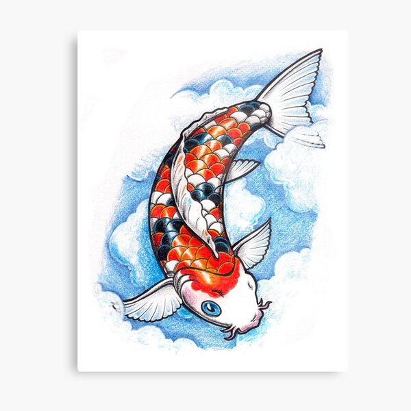 Vintage Tattoo Of Koi Fish Design Stock Illustration - Download Image Now -  Tattoo, Koi Carp, Japan - iStock